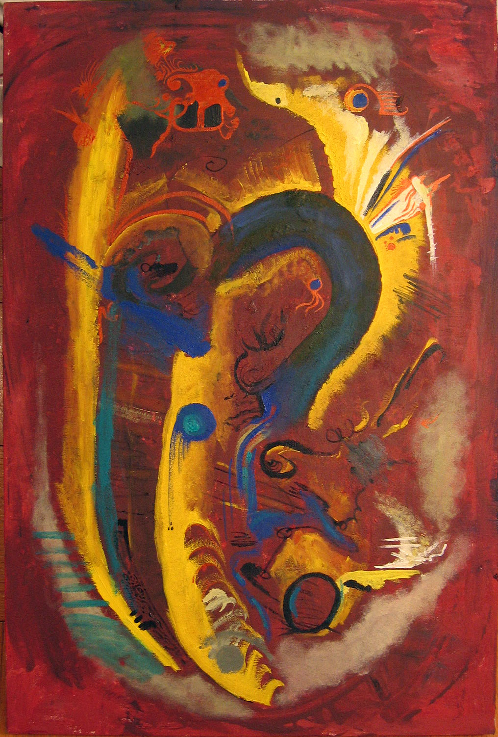 Firebird, Oil on canvas, 18 × 26 in, 2006