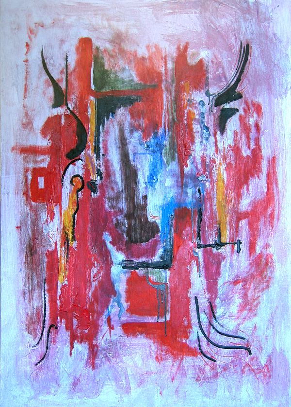 Yesterday’s Rapture, Mixed media on wood, 20 × 30 in, 2010
